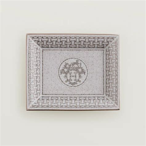 hermes leather jewelry tray|hermes mosaique tray.